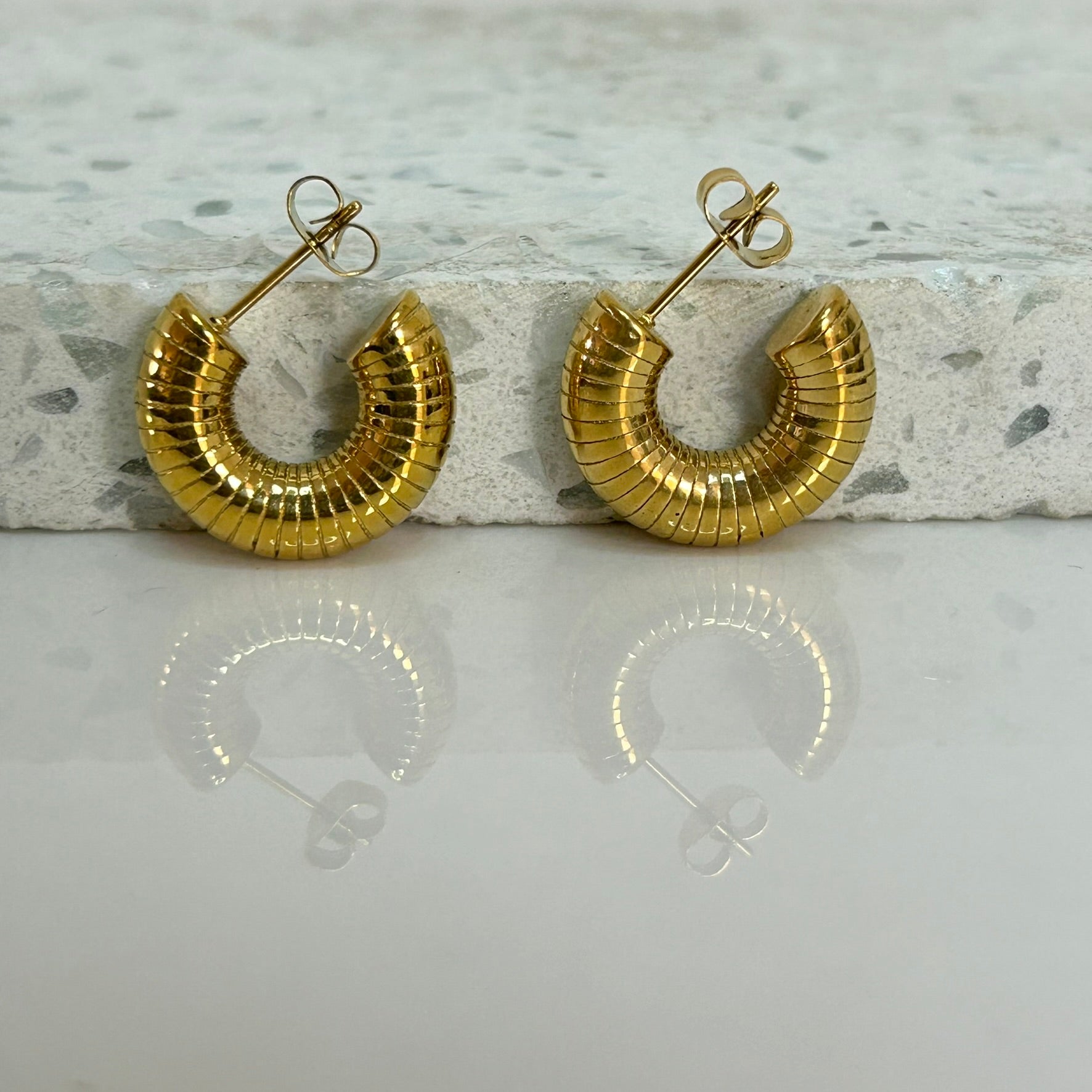 Aretes Hoops Chunky - E138