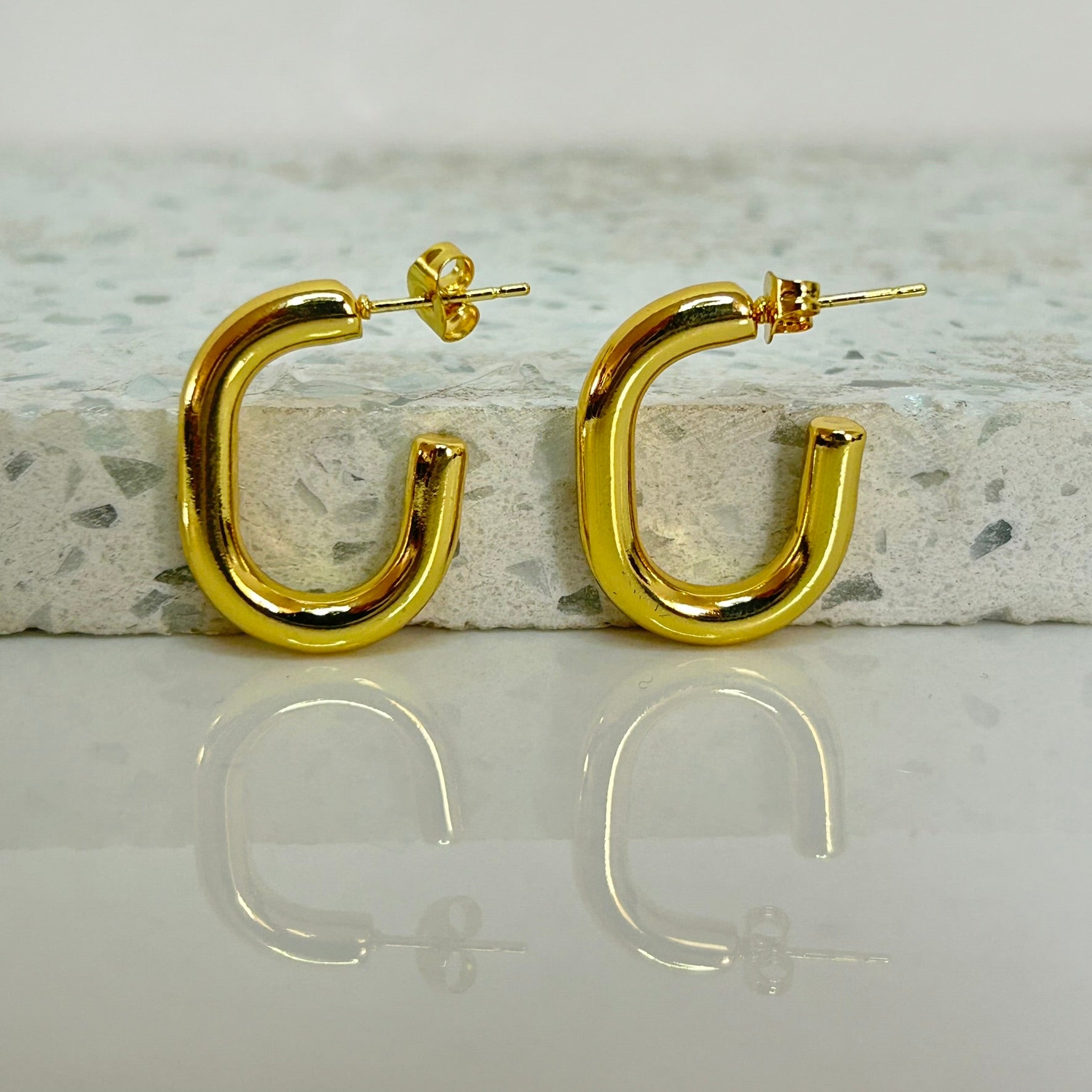 Aretes Hoops Geométrico - E164