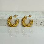 Aretes Hoops Trenzado - E191