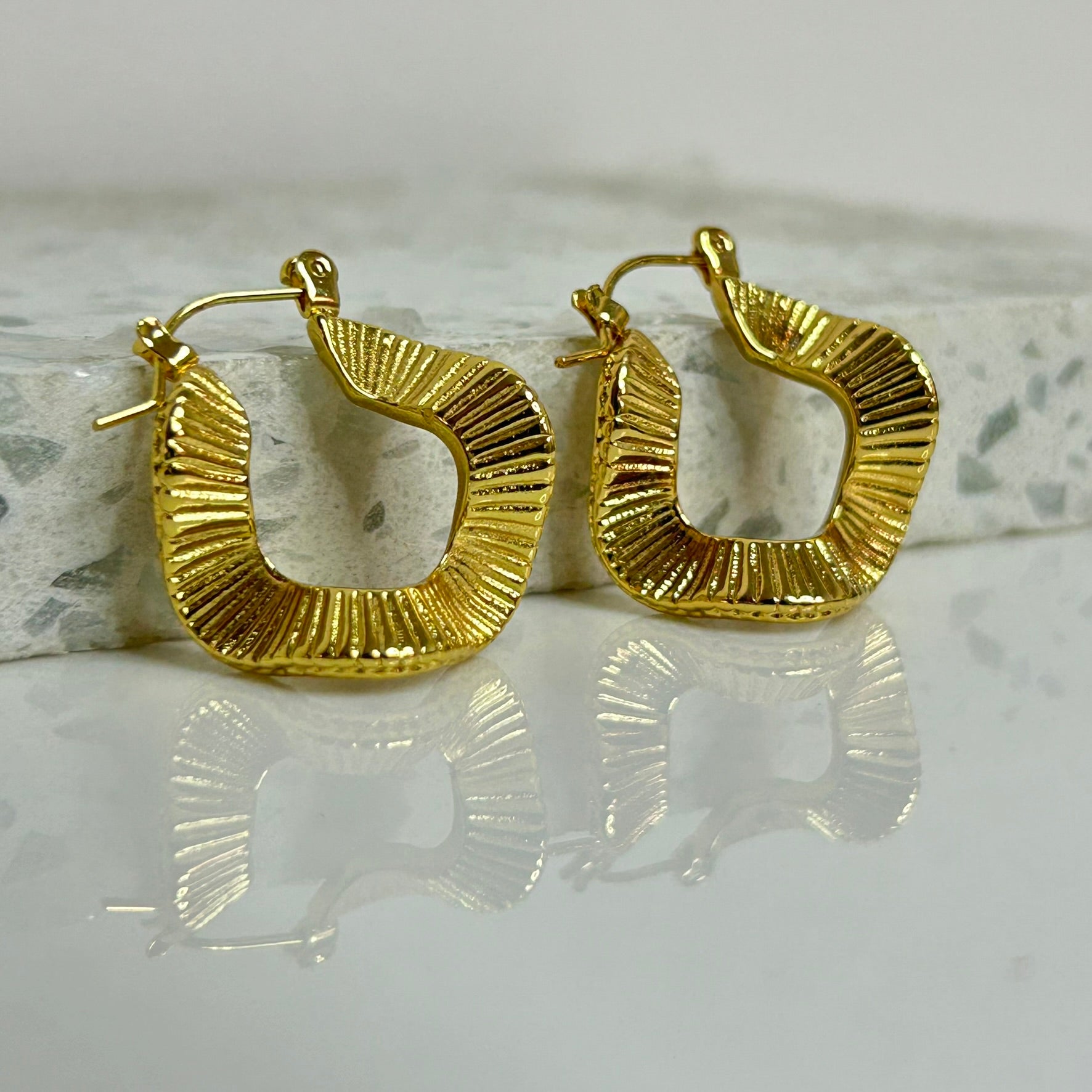Aretes Hoops Geométrico - E273