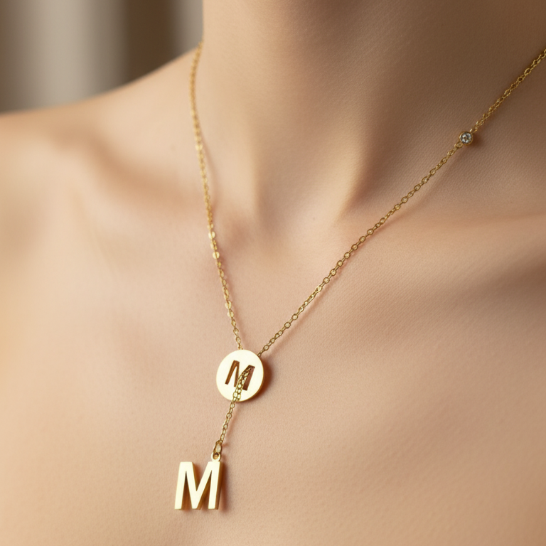 Collar Letra M - N031