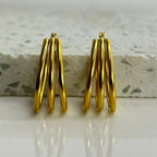 Aretes Hoops triple - E384