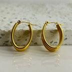 Aretes Hoops triple - E384